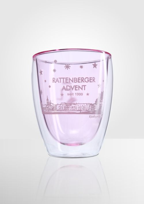 Becher doppelwandig light rose