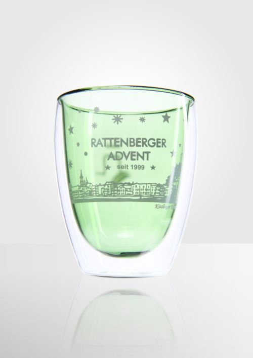 Becher doppelwandig light green