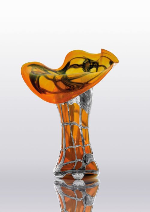 Vase orange