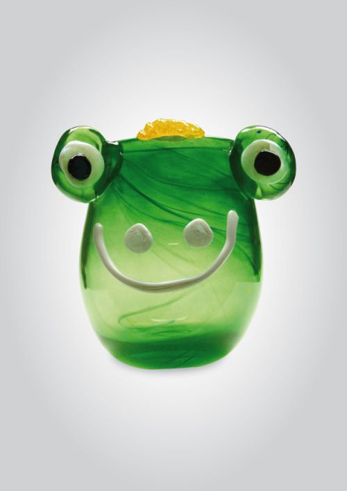 Vase Tier Frosch grün